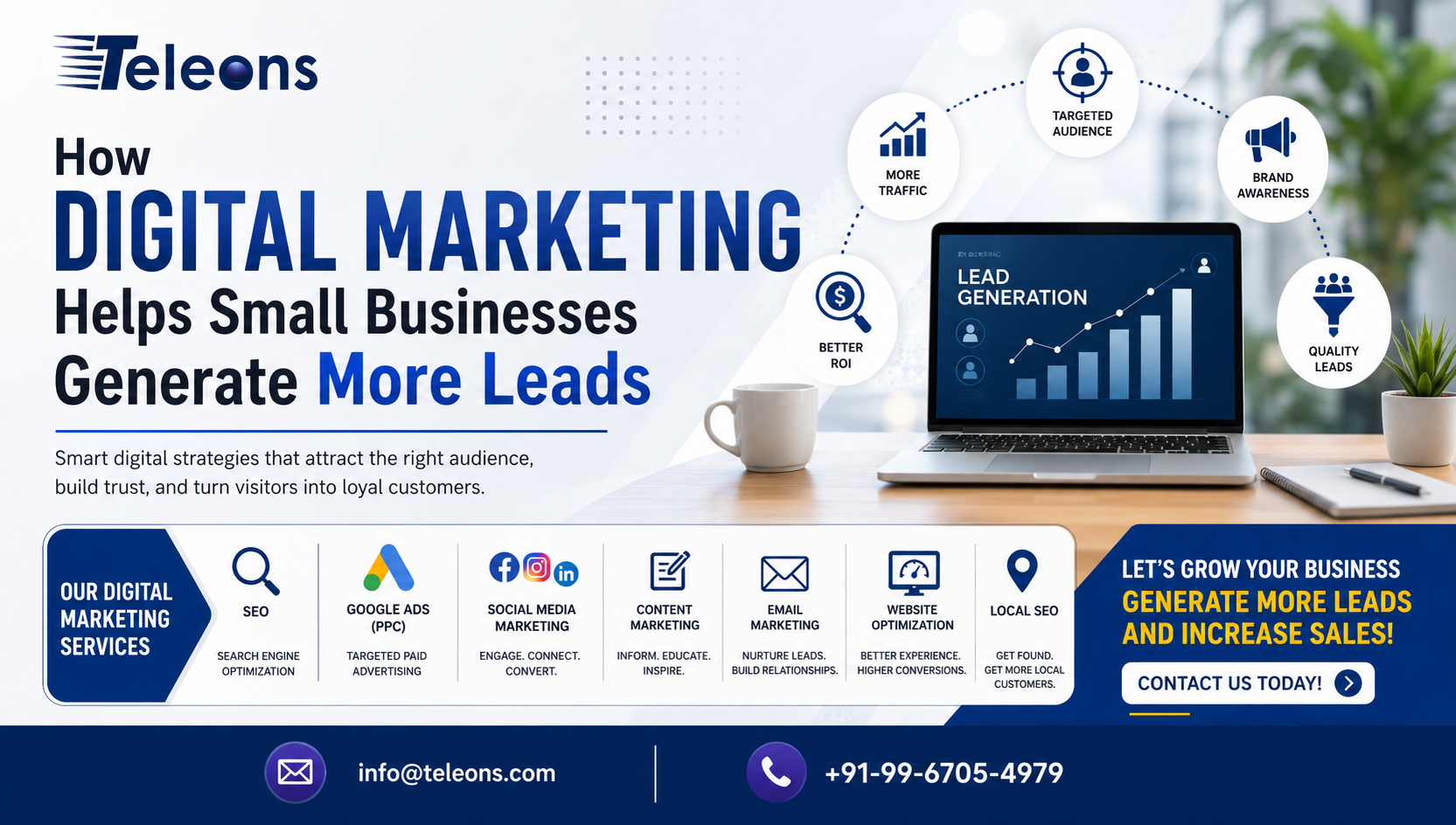 How Digital Marketing Helps Small Businesses Generate More Leads