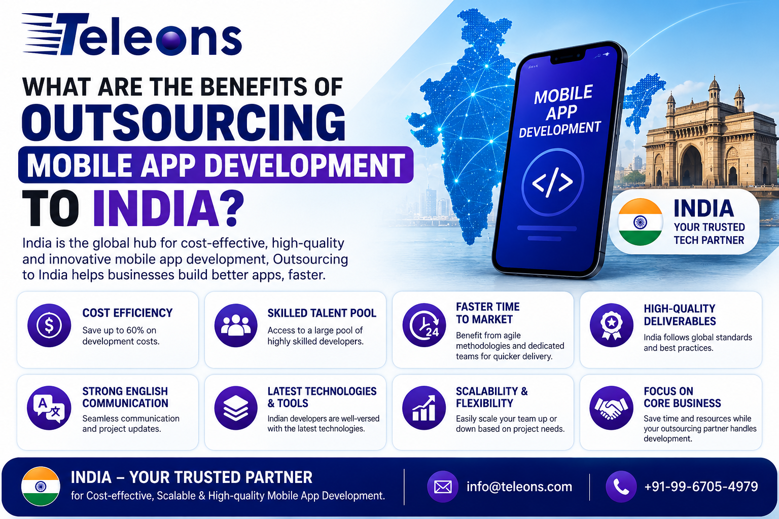 What Are the Benefits of Outsourcing Mobile App Development to India?