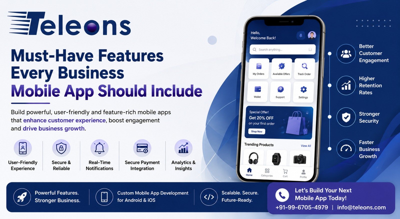 Must-Have Features Every Business Mobile App Should Include