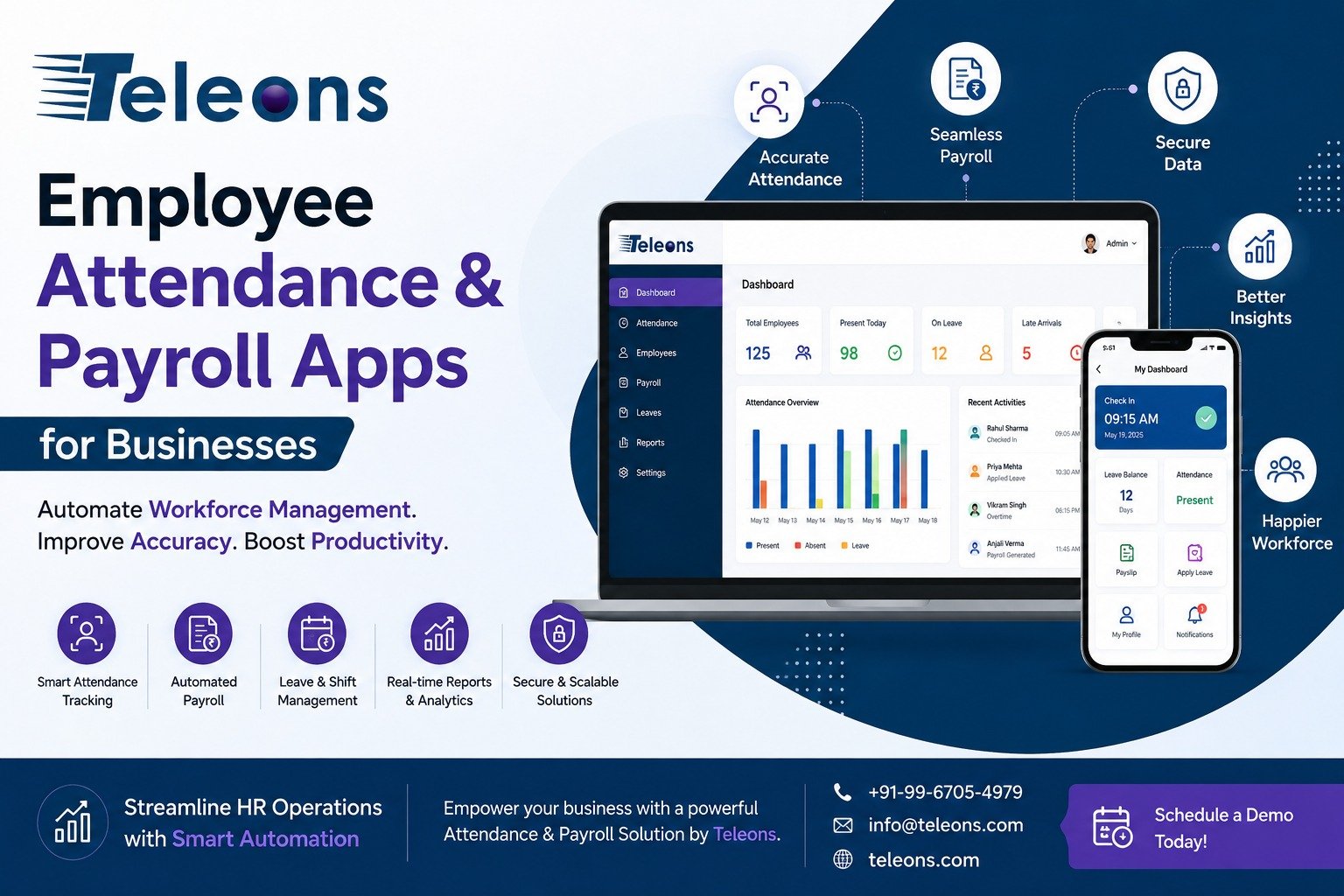 Employee Attendance & Payroll Apps for Businesses