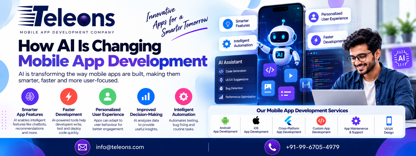How AI Is Changing Mobile App Development – Teleons